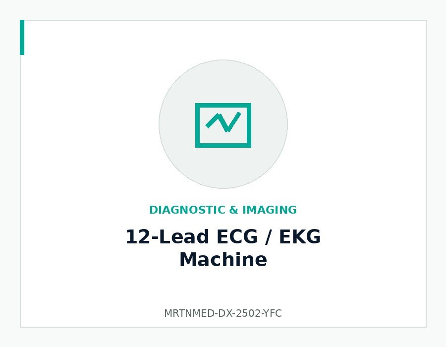 12-Lead ECG / EKG Machine - MRTNMED-DX-2502-YFC