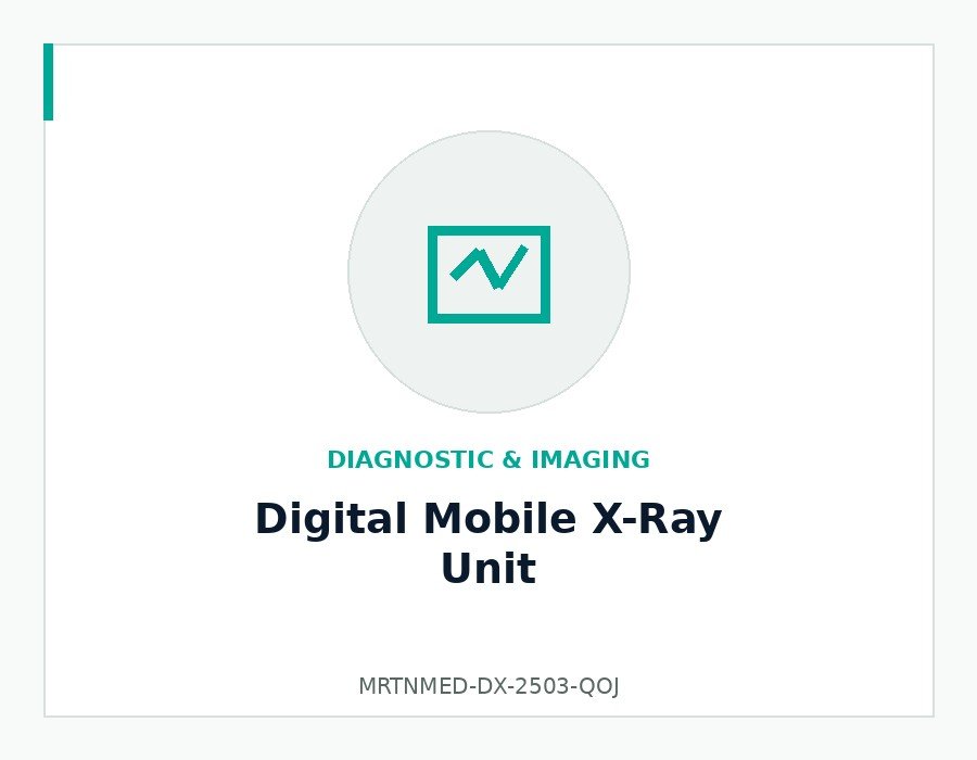 Digital Mobile X-Ray Unit - MRTNMED-DX-2503-QOJ