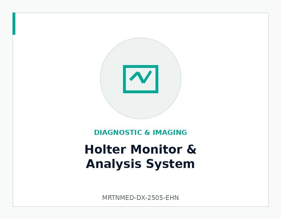 Holter Monitor & Analysis System - MRTNMED-DX-2505-EHN