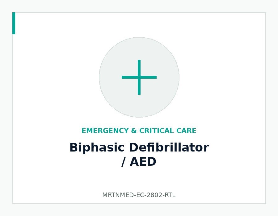 Biphasic Defibrillator / AED - MRTNMED-EC-2802-RTL