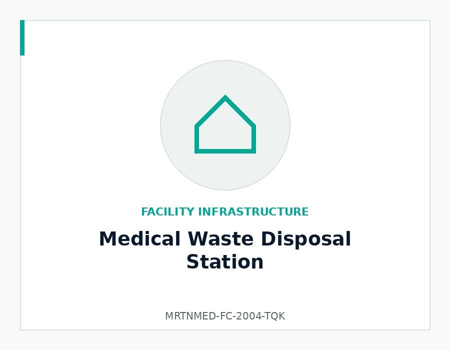 Medical Waste Disposal Station - MRTNMED-FC-2004-TQK