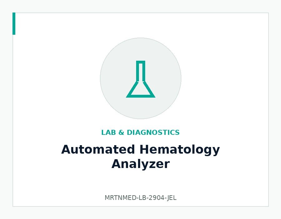 Automated Hematology Analyzer - MRTNMED-LB-2904-JEL