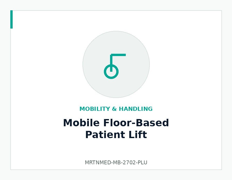Mobile Floor-Based Patient Lift - MRTNMED-MB-2702-PLU