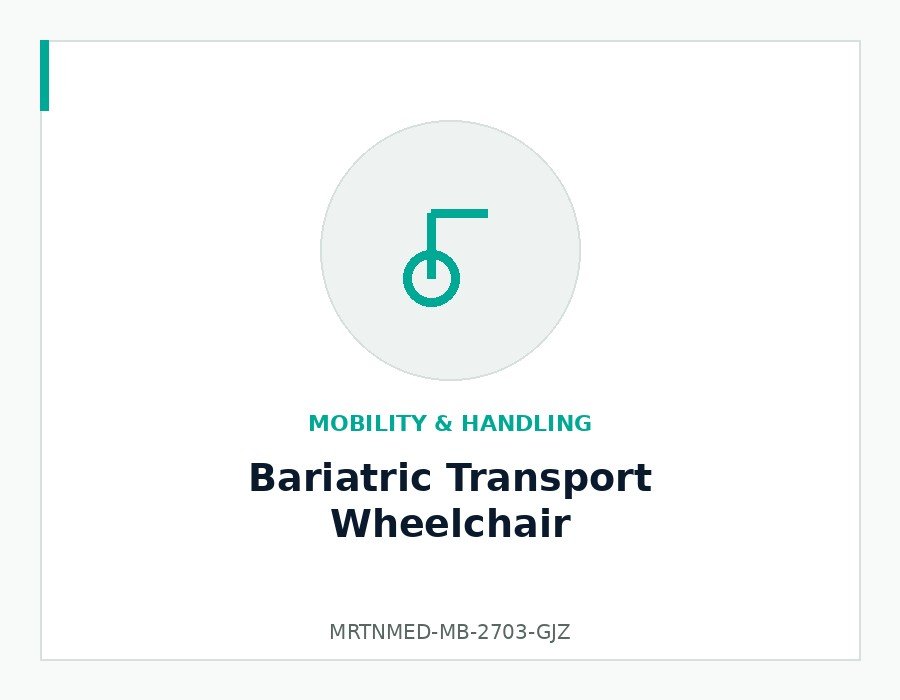 Bariatric Transport Wheelchair - MRTNMED-MB-2703-GJZ