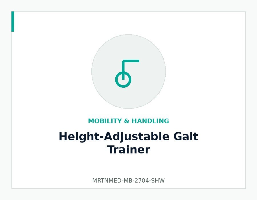 Height-Adjustable Gait Trainer - MRTNMED-MB-2704-SHW