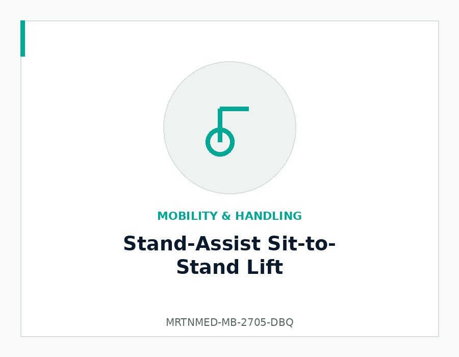 Stand-Assist Sit-to-Stand Lift - MRTNMED-MB-2705-DBQ