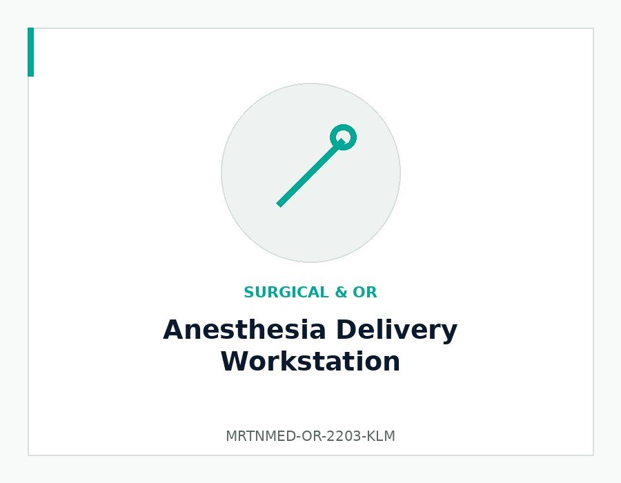 Anesthesia Delivery Workstation - MRTNMED-OR-2203-KLM