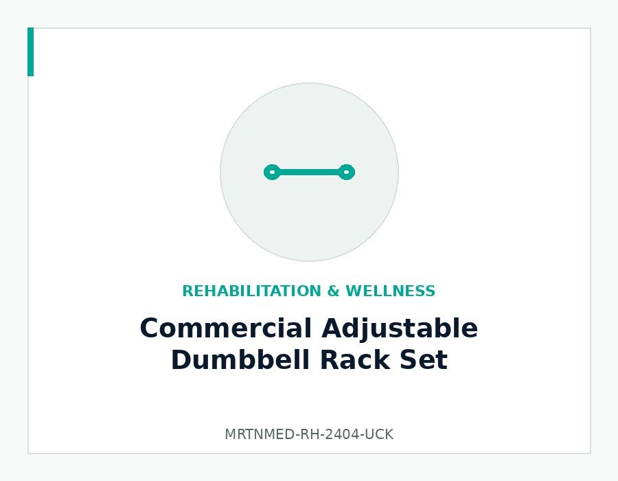 Commercial Adjustable Dumbbell Rack Set - MRTNMED-RH-2404-UCK