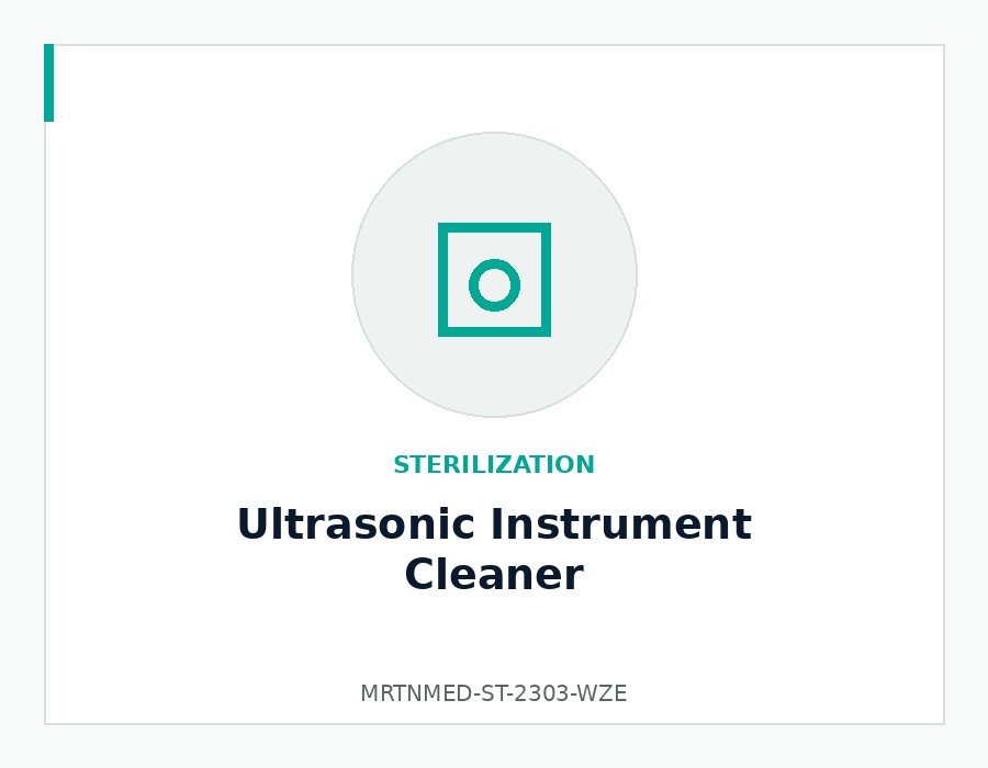 Ultrasonic Instrument Cleaner - MRTNMED-ST-2303-WZE